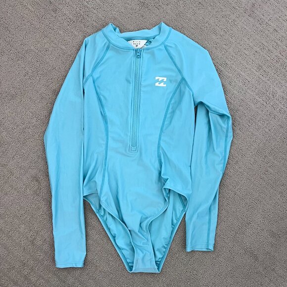 Billabong Long Sleeve Zip Up Swimsuit | Surfer Rashgard - Picture 3 of 7